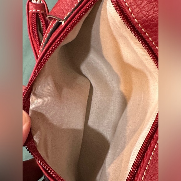 NINE WEST Crossbody Bag, Red, GUC - Picture 6 of 7